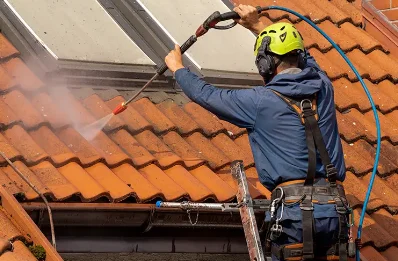 Démoussage et hydrofuge de toiture à Hennezis